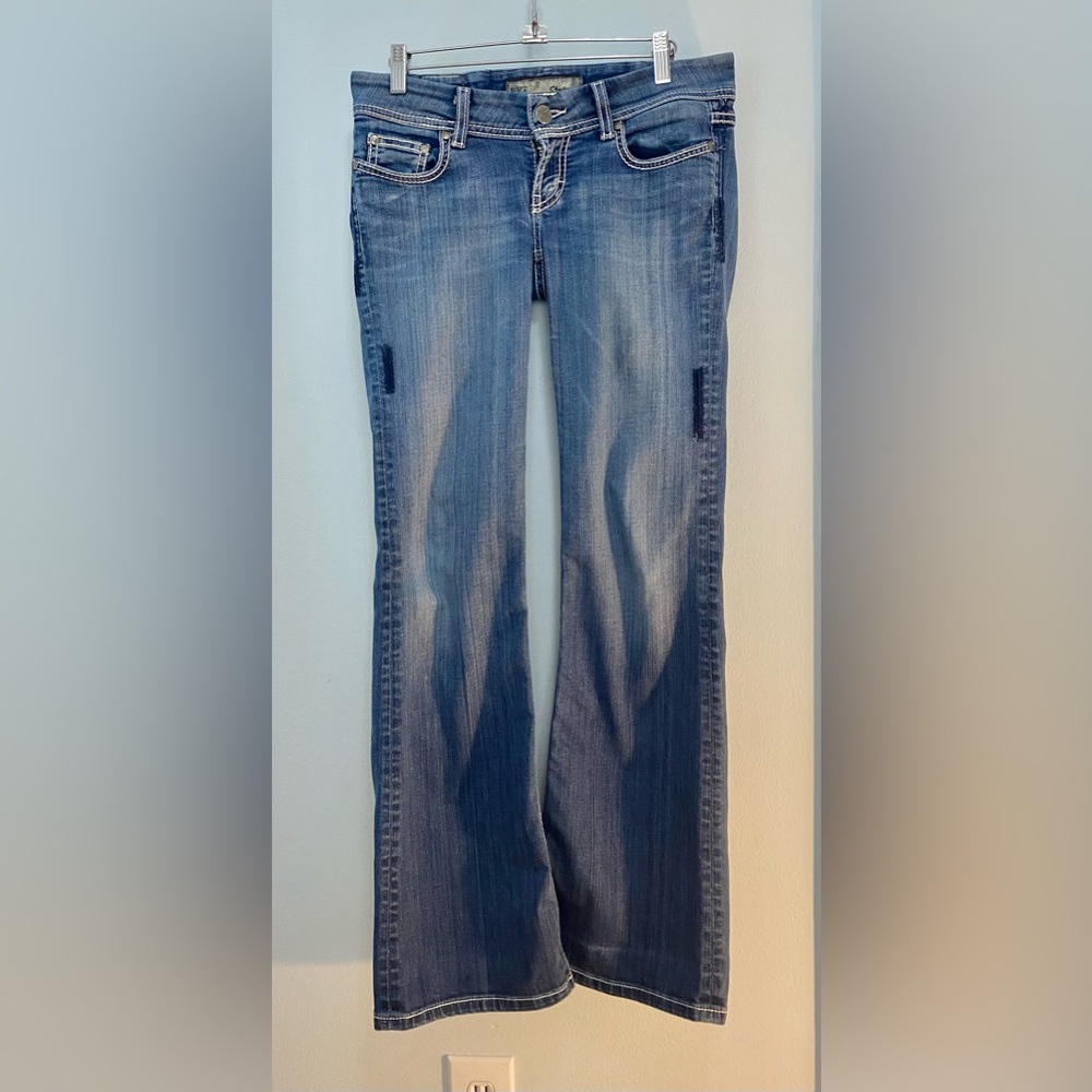 BKE Stella low rise flare jeans